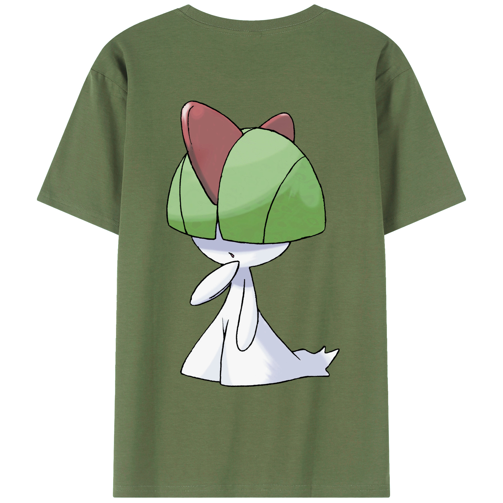 （画像用） ポケットモンスター Pokémon 綿100％ メンズ半袖Tシャツ（バックプリント） 通気性